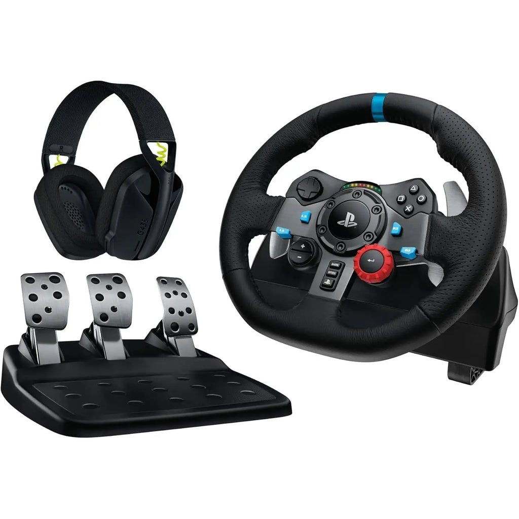Volante Logitech G29 + auriculares gaming Logitech G435 para PS5/PS4/PC