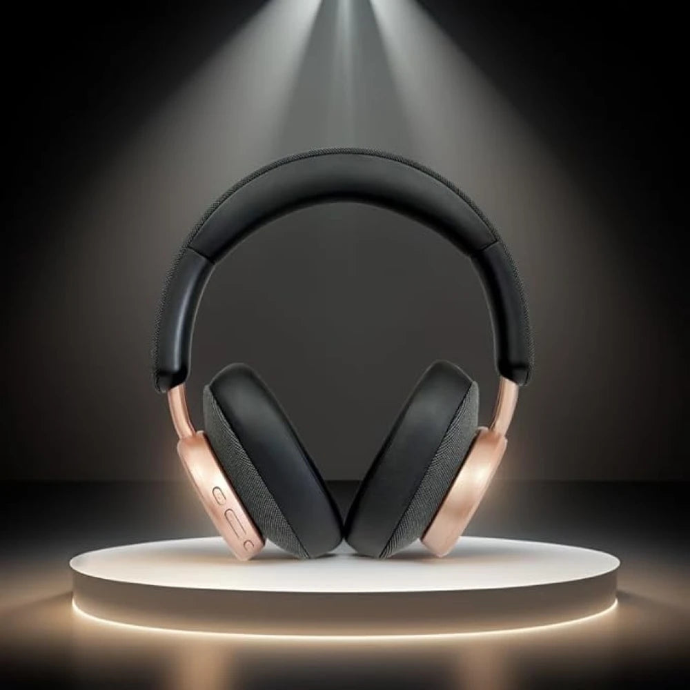 Auriculares inalámbricos de diadema TEISCHE con cancelación de ruido, 40 horas de reproducción, Bluetooth 5.4, diseño ergonómico, graves profundos y ajuste cómodo, ideales para música y llamadas.