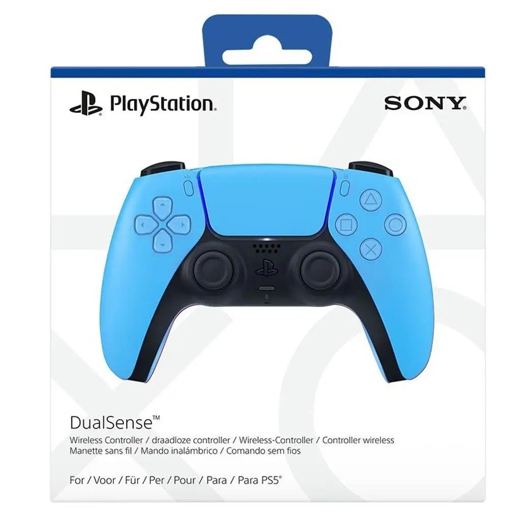 DualSense Starlight Blue PS5 Controller for PC and Mac with Haptic Feedback, Adaptive Triggers, Built-in Microphone - Official Sony PlayStation Accessory