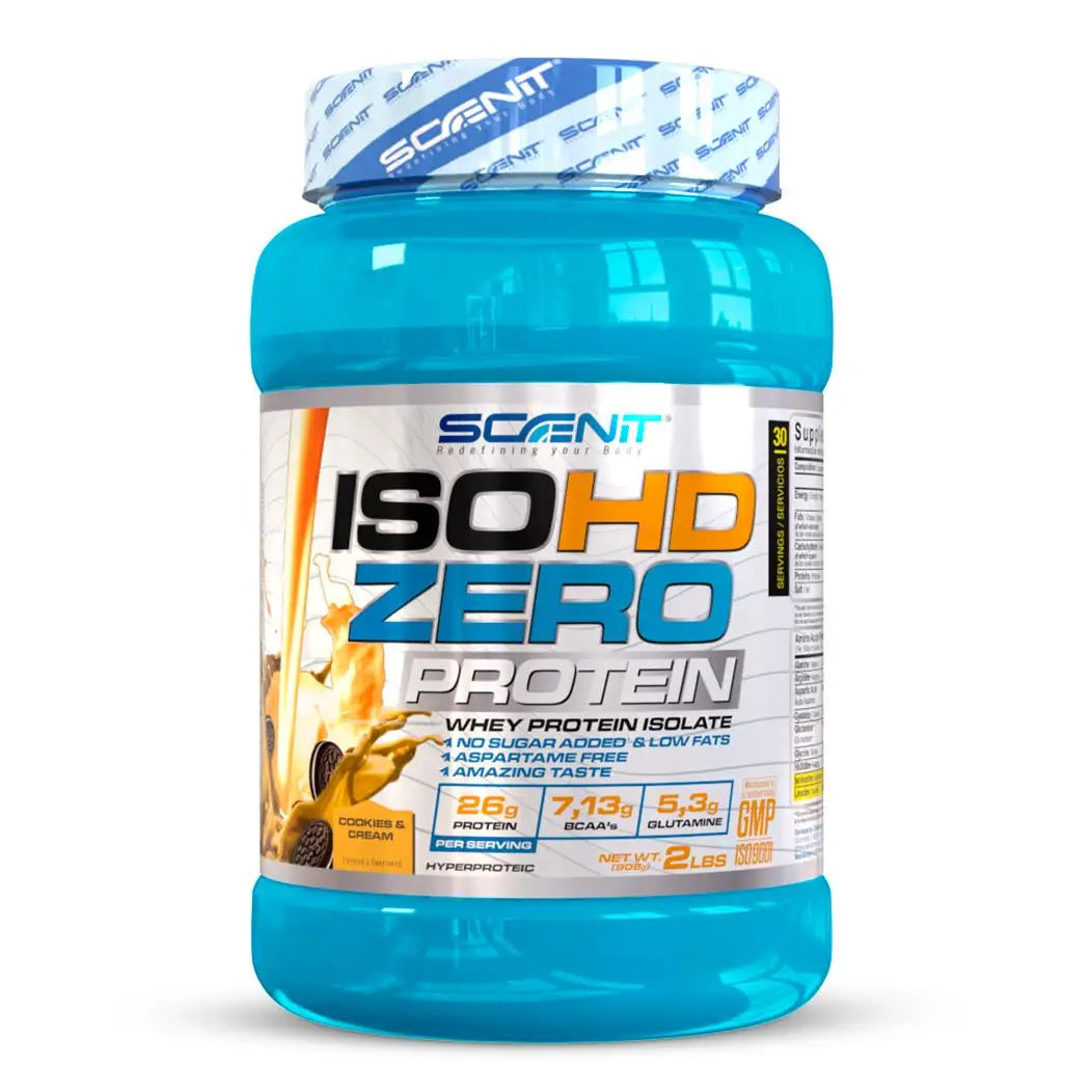 ISOHD Zero Protein - 2,27 kg y 908 g - 100% proteina isolate - Proteína isolada - Proteína isolatada - Hasta 86 g de proteína por cada 100 g. Ideal para el desarrollo muscular