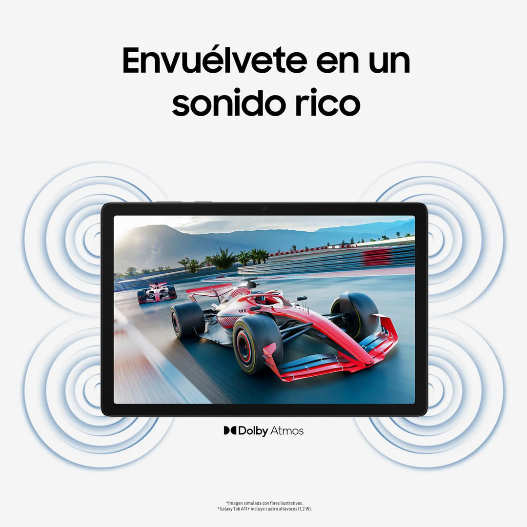 Samsung Galaxy Tab A11+ Wi-Fi 6GB+128GB, 8GB+256GB Tableta con IA, Pantalla de 11" con 90 Hz, Altavoces Cuádruples Dolby, Versión Global