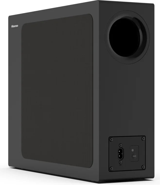Hisense HS2100 Sound Bar 2.1 with Wireless Subwoofer, 240W, Dolby Digital, DTS Virtual:X, Bluetooth 5.3, HDMI ARC, ideal for home cinema with deep bass and multiple EQ modes.