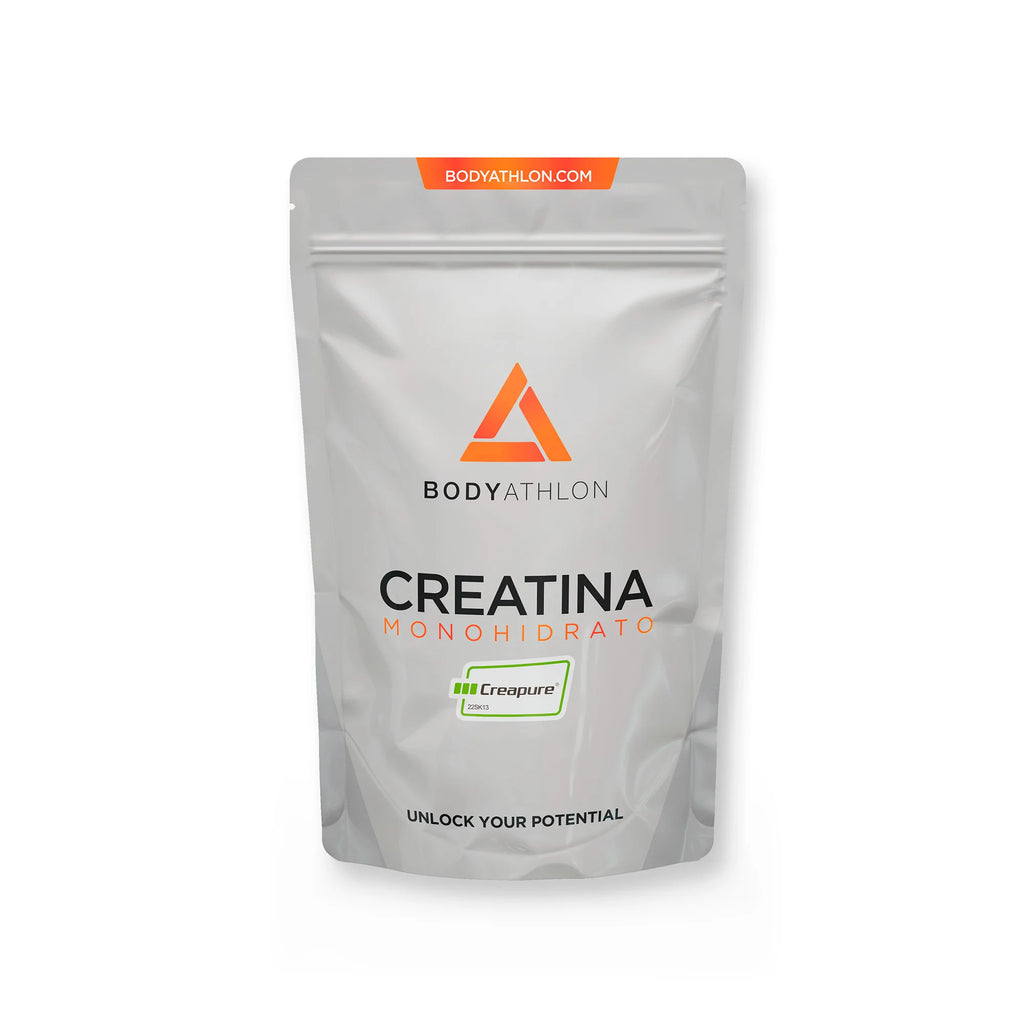 Bodyathlon - Creatina CREAPURE Polvo 500g- 166 Porciones- Calidad garantizada- 3000mg Creatina Monihidratada Creapure en polvo pura- Aumenta tu masa muscular- Sin sabor- Con dosificador