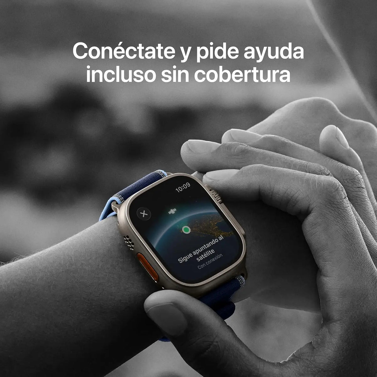 Apple Watch Ultra 3 de 49 mm (grande) en titanio negro: reloj inteligente con pantalla de 1'', GPS, monitor de frecuencia cardíaca, despertador, compatible con iOS y watchOS, con certificación CE para hombres y mujeres, resistente al agua y duradero.