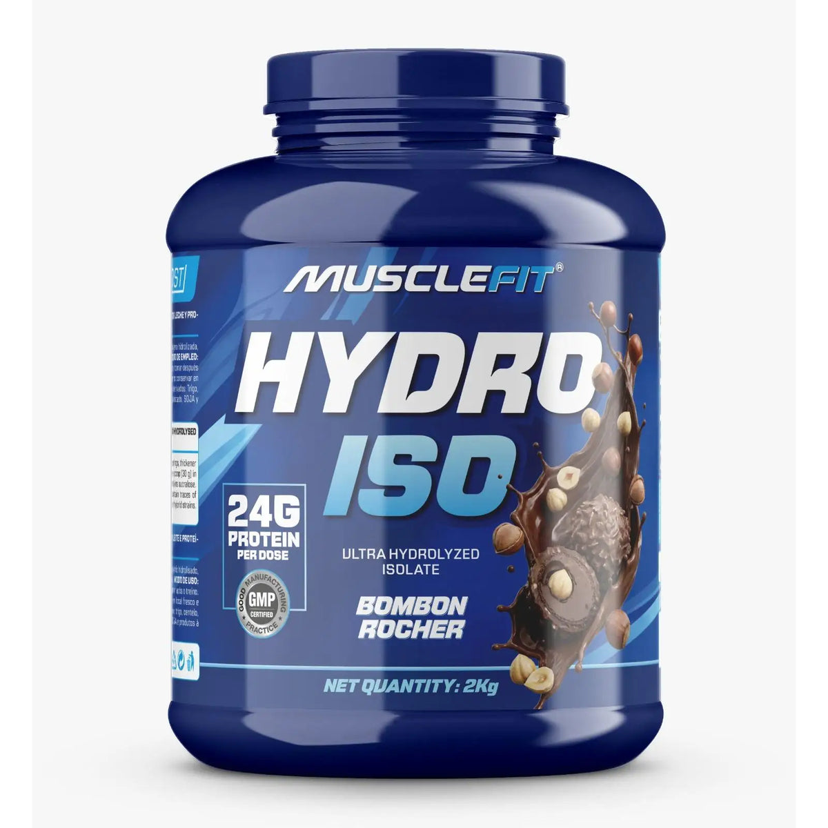 HYDRO ISO 2kg - MUSCLEFIT - OFERTA PREMIUM - AISLADO DE PROTEÍNA - ENTREGAS 24/48 HORAS