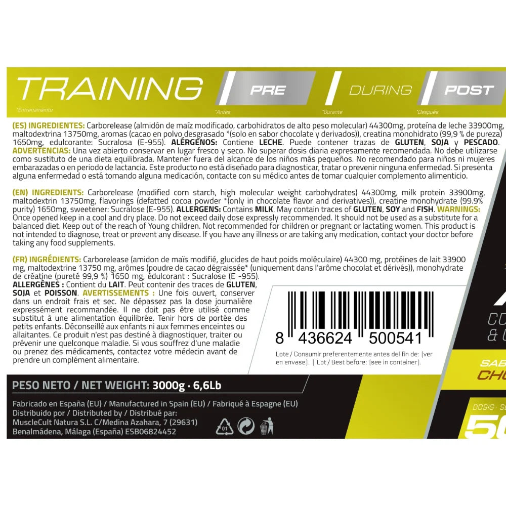 Mass Gainer MuscleFit 3kg