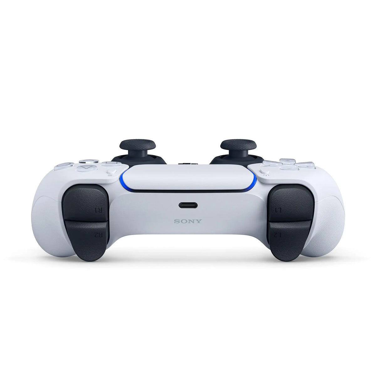DualSense Wireless Controller PS5 White with Haptic Feedback, Adaptive Triggers, Motion Sensor, and Built-in Microphone for Immersive Gaming Experience. Compatible with PS5 Console.