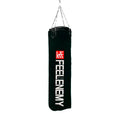 SACO DE BOXEO PROFESIONAL SIN RELLENO NEGRO 120x35CM KRF FEEL THE ENEMY