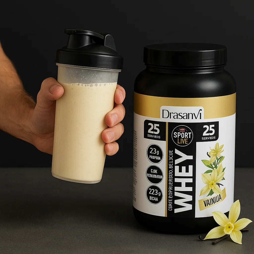DRASANVI PROTEINA WHEY CONCENTRADA - SABOR VAINILLA - 750 GR