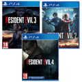 Pack Resident Evil 2 Remake + Resident Evil 3 Remake + Resident Evil 4 Remake - PS4 - Nuevo Precintado - PAL España