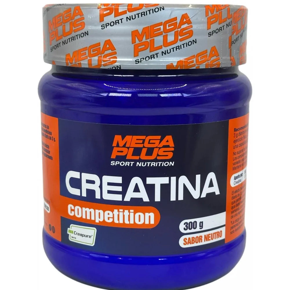 Creatina (CREAPURE®) 300gr sabor neutro serie competition de MEGAPLUS