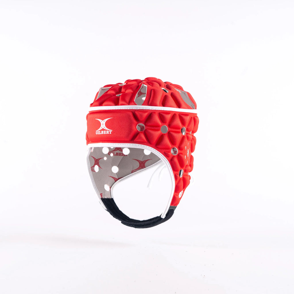 Casco Rugby Gilbert Air Rojo (Headguard), Senior