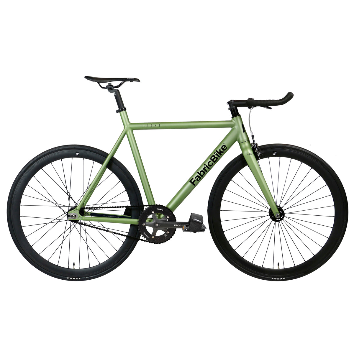 Bicicleta de piñón fijo FabricBike Light, Fixie, Single Speed, cuadro y horquilla de aluminio, ruedas de 28", 6 colores, 3 tallas, 9,45 kg (talla M).