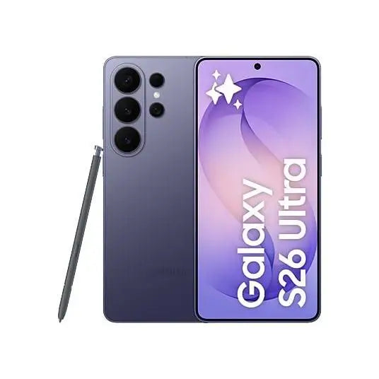 Samsung Galaxy S26 Ultra, un smartphone 5G con pantalla Dynamic AMOLED 2X de 6.9", procesador Snapdragon 8 Elite, 16 GB de RAM, 1 TB de almacenamiento y una cámara de 200 MP con mejoras de IA para fotos impresionantes y 24 horas de batería.
