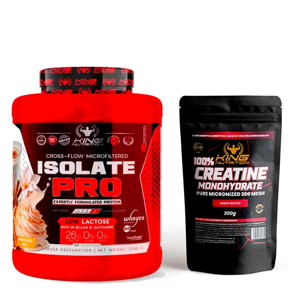 King Nutrition  Pro Isolate Protein 2Kg Proteína Isolada + 200gr de creatine monohydrate*
