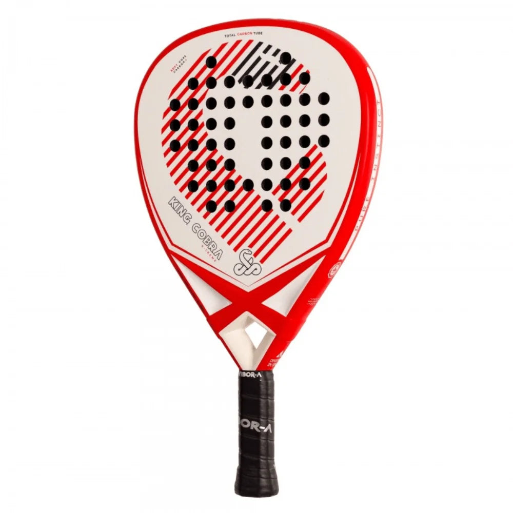 Pala de Pádel VIBOR-A King Cobra Xtreme 3K 2.0 - Alta Resistencia y Potencia para Jugadores Avanzados