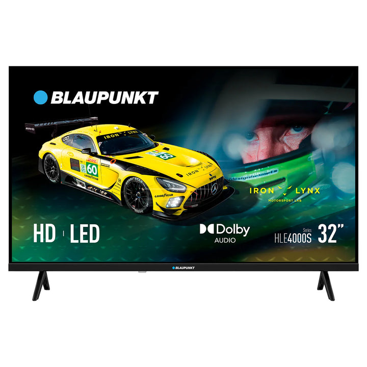 BLAUPUNKT TV 32" HD LED, Dolby Audio, 2×HDMI, 2×USB, Sintonizador DVB-T/T2/C/S/S2, NO SMART TV, 32HLE4000S
