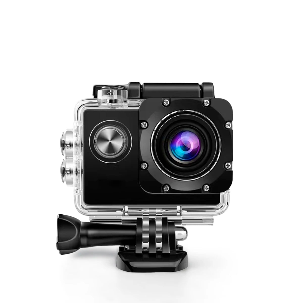 Cámara Deportiva - Videocámara Multisport - Action Cam - Conexión USB, MicroSD y HDMI - Sumergible - Incluye accesorios  PRIXTON