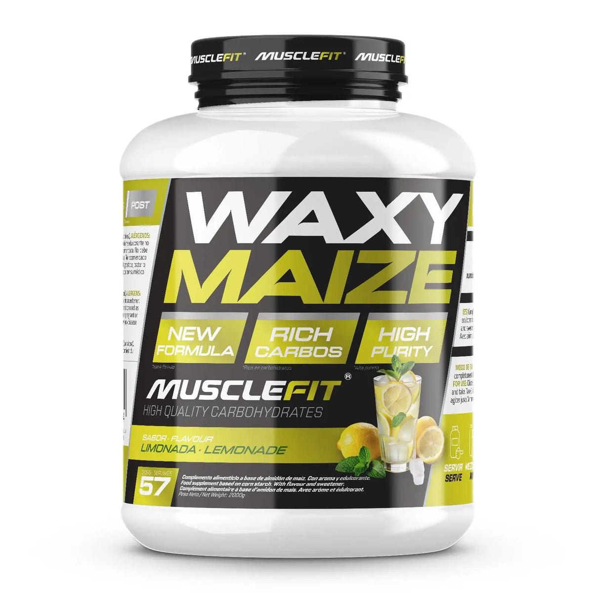 Waxy Maize 2kg - Musclefit - Almidón de Maíz