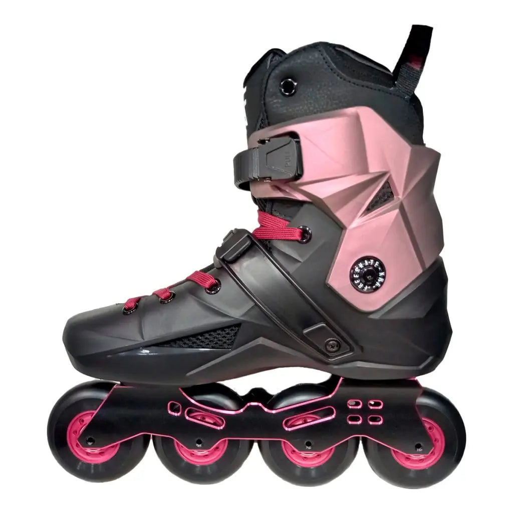 KRF HARKON PATIN FREEESKATE 4x80 BLACK/BURGUNDY