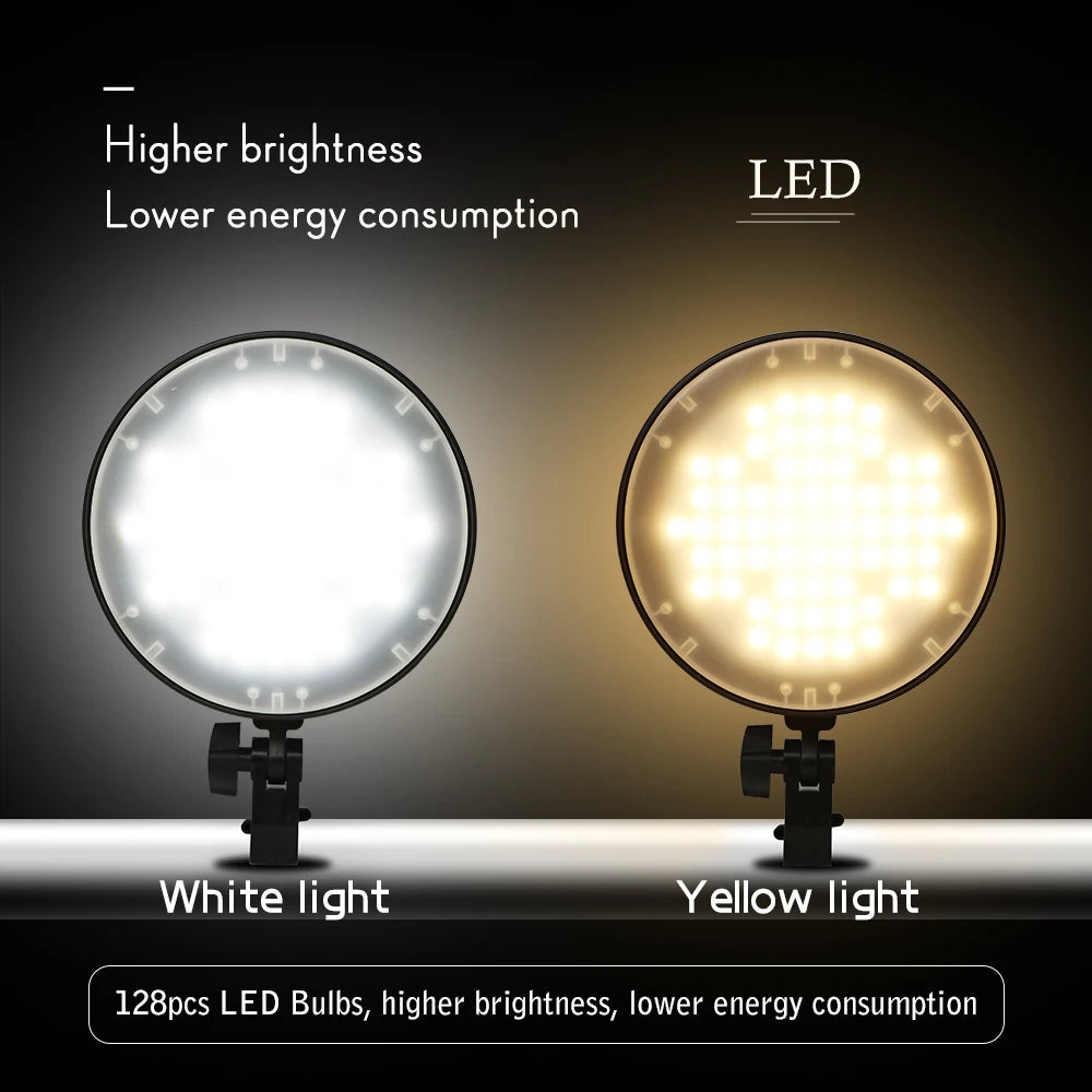 Kit de fotografía de luz Softbox, trípode de fotografía de 2M para luz de disco de caja suave Led de 45W, soporte de estudio fotográfico, iluminación, lámpara de grabación de vídeo