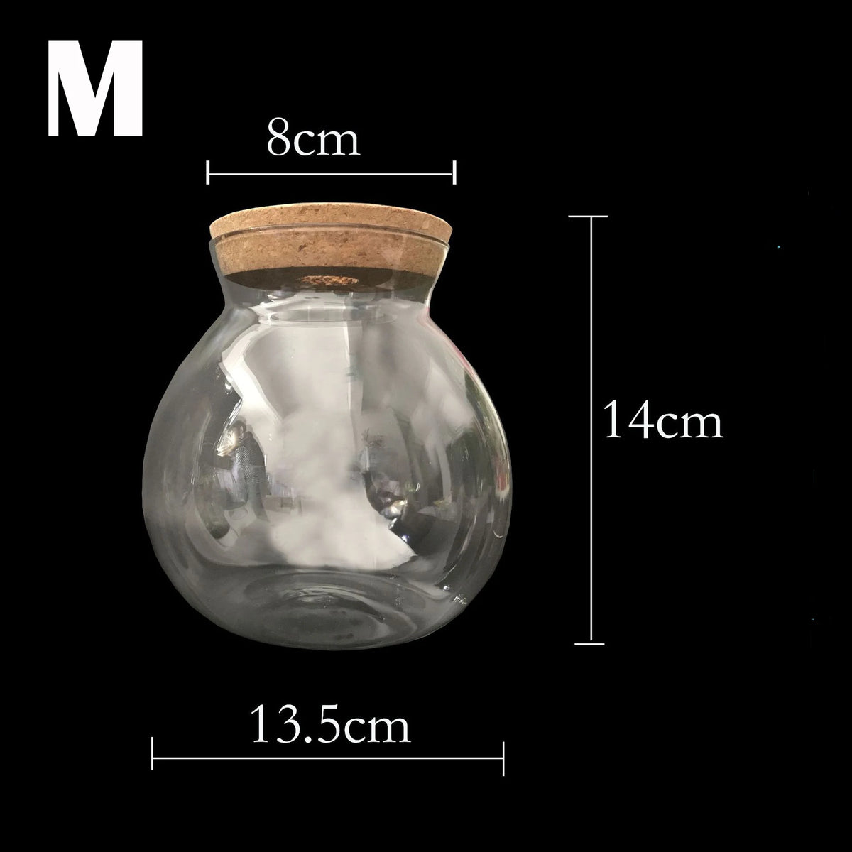 Portable Ecological Bottle Micro Landscape Aquarium Landscape Bucket Fish Tank Office Desktop Glass Ecological Bottle Fish Tank