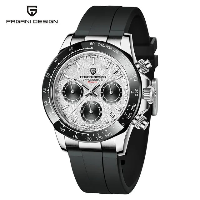 PAGANI DESIGN New 40 Men's Quartz Watch Sapphire Luxury Chronograph Stainless Steel Waterproof Men's Was Watch Relogio Masculino