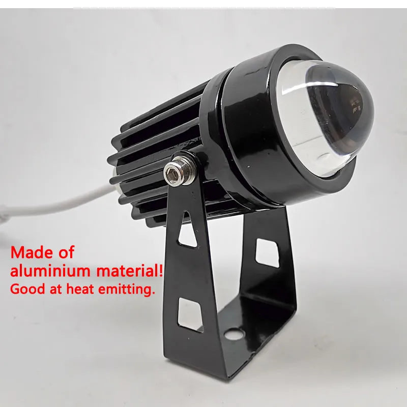 Foco LED de pared para exteriores, iluminación de paisaje de 9 W 12 W, 220 V, rojo, verde, azul, RGB, luz de pared, resistente al agua IP66, haz de luz único