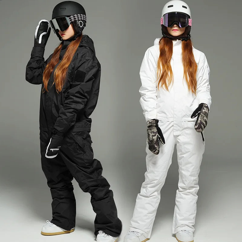 Traje de Snowboard mejorado para hombres y mujeres, ropa de abrigo de invierno, conjunto de esquí impermeable a prueba de viento, chaquetas desmontables, pantalones, ropa