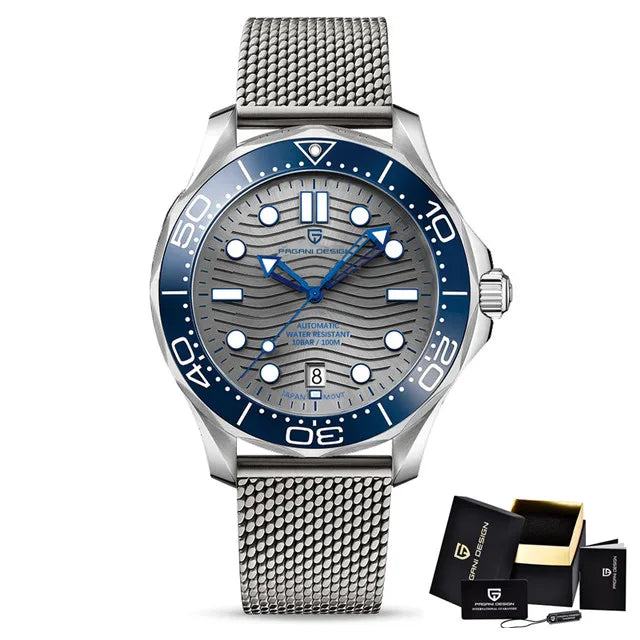 Reloj mecánico para hombre PAGANI DESIGN 2026, reloj de pulsera automático para hombre, movimiento japonés MIYOTA, resistente al agua 20Bar, modelo 1685