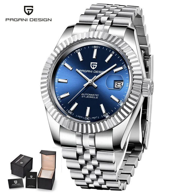 Reloj mecánico para hombre PAGANI DESIGN 2026 con calendario, reloj de pulsera automático de lujo de alta gama, movimiento NH35A, resistente al agua 100M