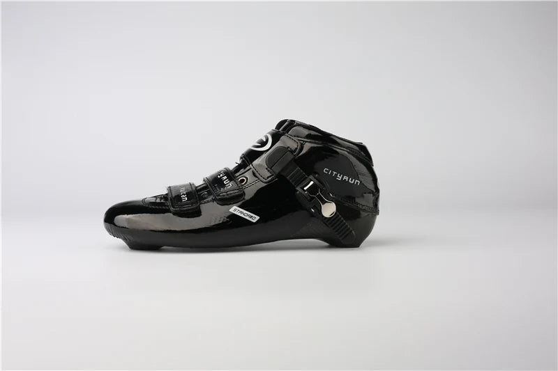 Patines de velocidad en línea de fibra de carbono de 6 capas Cool Edition para jugadores de carreras profesionales, rueda de PU de pista interior de alta elasticidad 85A