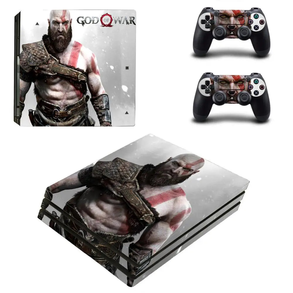 Adhesivo vinilo de God of War para consola PS4 Pro y mando