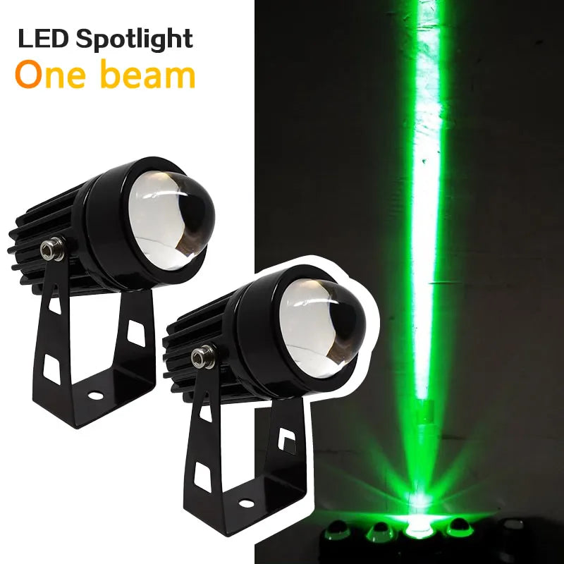 Foco LED de pared para exteriores, iluminación de paisaje de 9 W 12 W, 220 V, rojo, verde, azul, RGB, luz de pared, resistente al agua IP66, haz de luz único