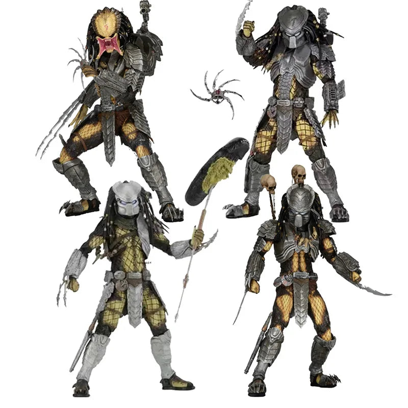Figura de acción de Predator Scar enmascarado de NECA, figura de Predator Celtic Scar, modelo coleccionable, juguete de regalo, 18 cm