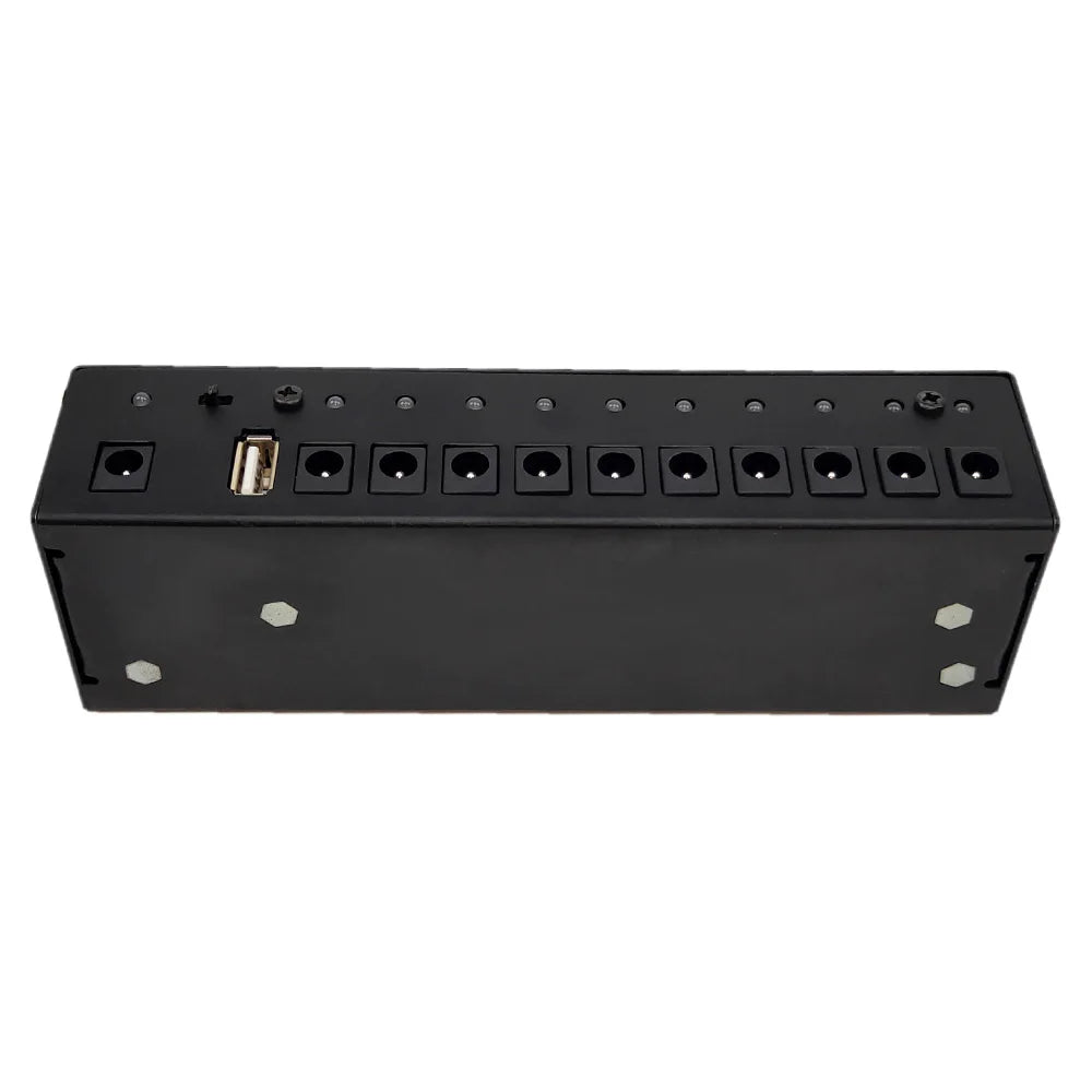 Pigtone-fuente de alimentación de Pedal de guitarra PD-02, salida de 10 vías, efectos de guitarra eléctrica, con carga USB