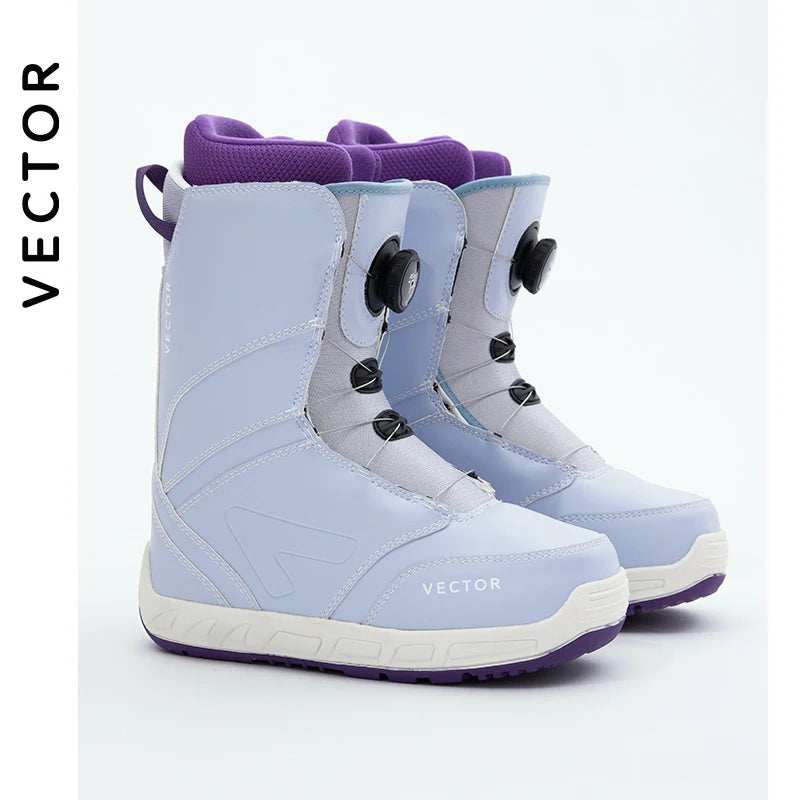Zapatos de esquí profesionales para hombre y mujer, botas de Snowboard impermeables cálidas, botas de nieve transpirables de cuero antideslizante, equipo de esquí