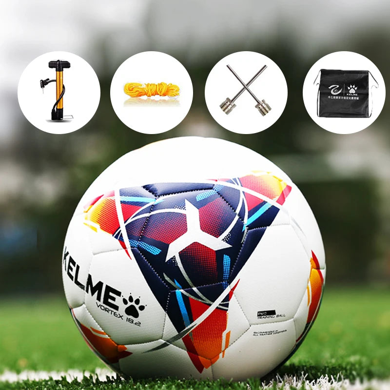 KELME balón de fútbol profesional TPU tamaño 3 tamaño 4 tamaño 5 rojo verde portería equipo partido bolas de entrenamiento máquina de coser 9886130