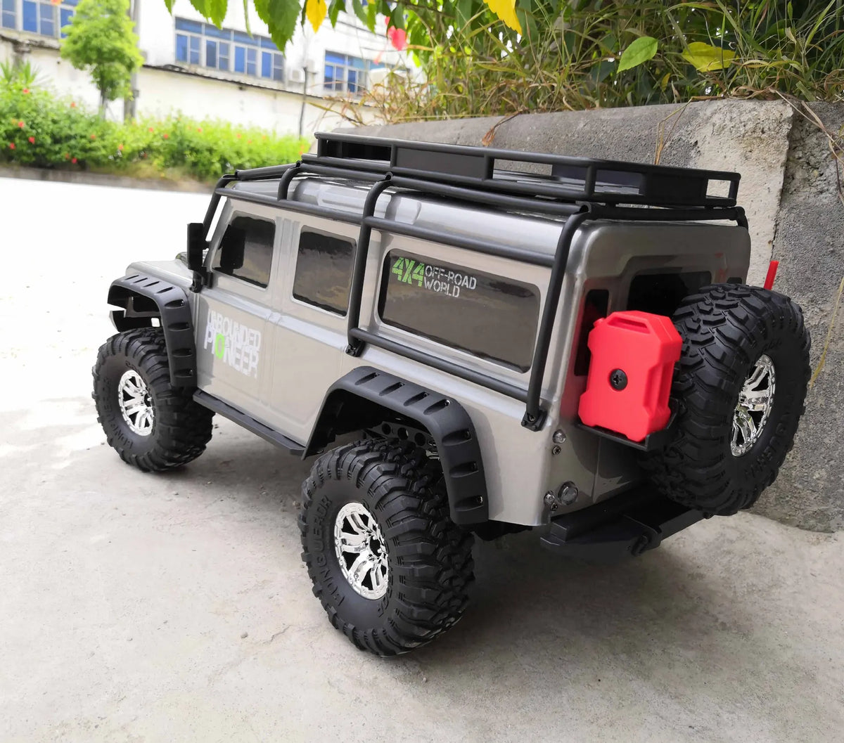 Coche RC de simulación de alta velocidad con control inalámbrico eléctrico, escala 1:10, 2.4G, 4WD, con amortiguadores, vehículo todoterreno.
