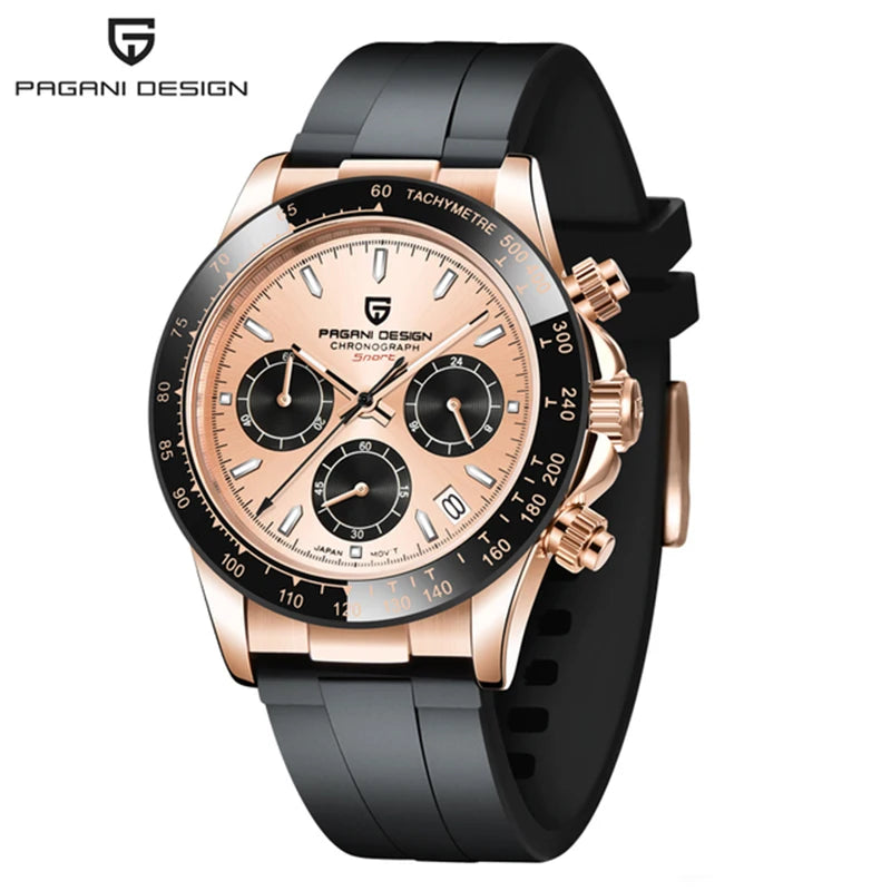 PAGANI DESIGN Men's Watches 2026 Top Brand Sports Men Quartz Wristwatches Waterproof Stainless Steel Business Clock Reloj Hombre