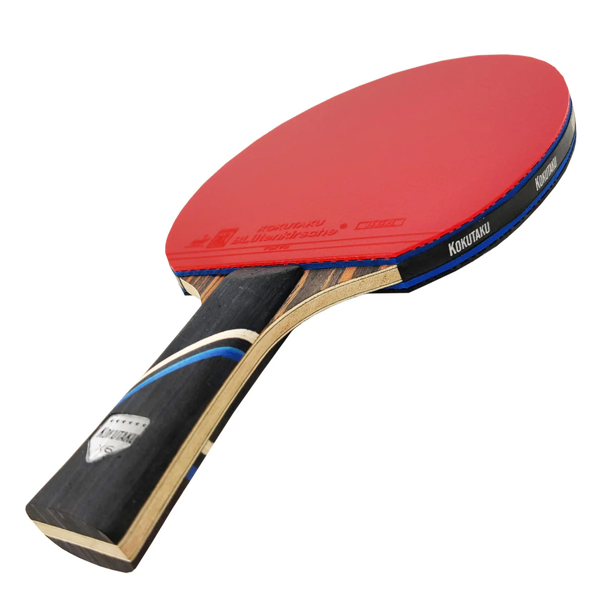 Raqueta de ping pong profesional KOKUTAKU ITTF de 4/5/6 estrellas, raqueta de tenis de mesa de carbono, juego de paletas de murciélago, espinillas en goma con bolsa