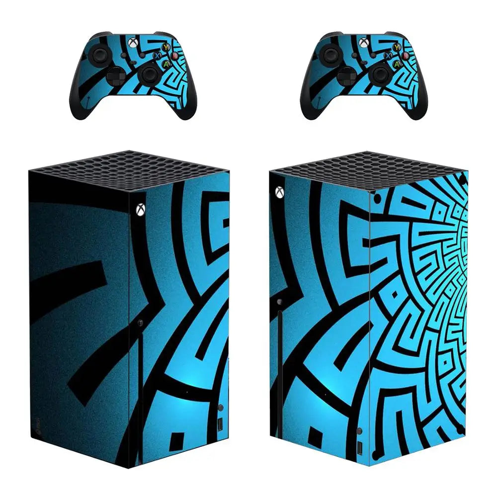 Diseño personalizado de pegatina de piel, cubierta de calcomanía para consola Xbox Series X y 2 controladores Xbox Series X, pegatina de vinilo.