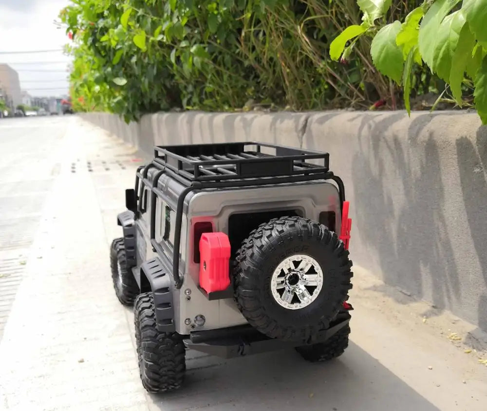 Coche RC de simulación de alta velocidad con control inalámbrico eléctrico, escala 1:10, 2.4G, 4WD, con amortiguadores, vehículo todoterreno.