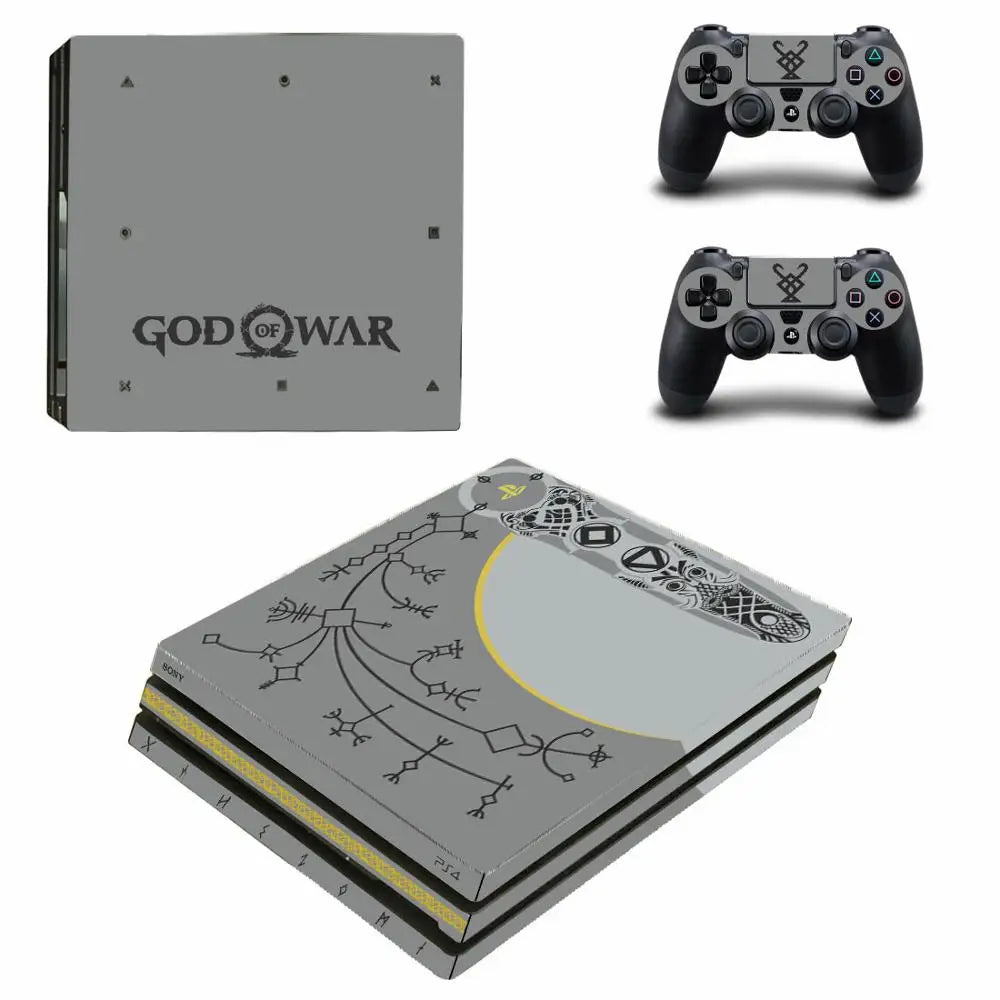 Adhesivo vinilo de God of War para consola PS4 Pro y mando