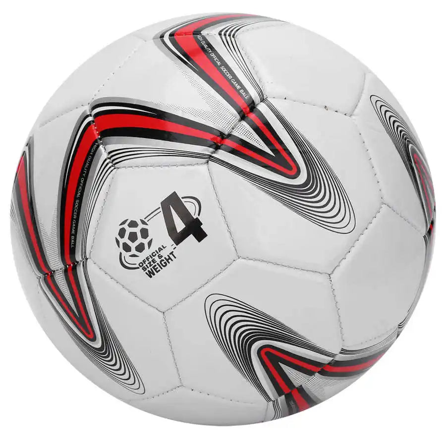Balón de fútbol cosido a máquina para interiores y exteriores, pelota de entrenamiento para estudiantes, juego escolar, tamaño 4