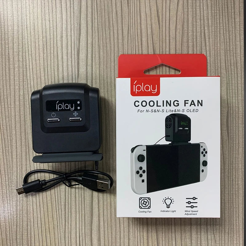 Ventiladores Externos para Consola, Ventilador de Refrigeración Turbo con Alimentación USB para Nintendo Switch OLED, Disipador de Calor para Juegos, Accesorios