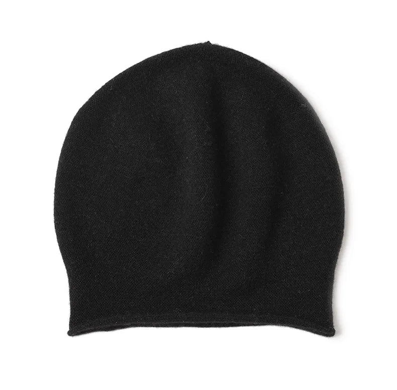 Gorro de Cachemira para mujer, gorro de Cachemira Natural auténtica para hombre, Unisex, cálido, cómodo, tejido a mano, gorro de Cachemira para niño, tejido sin costuras