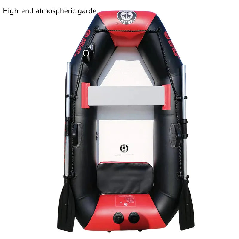 Barco de pesca Solar Marine de PVC para 2 personas, Kayak inflable de 2M, canoa resistente al desgaste, artesanía de juego acuático con accesorios gratis