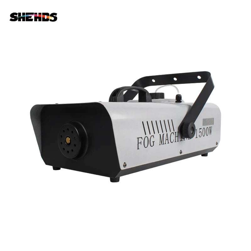 Máquina de humo para DJ, Control remoto con cable, 1500W, nebulizador DMX, control remoto para Halloween, boda, Club, Bar, escenario DMX