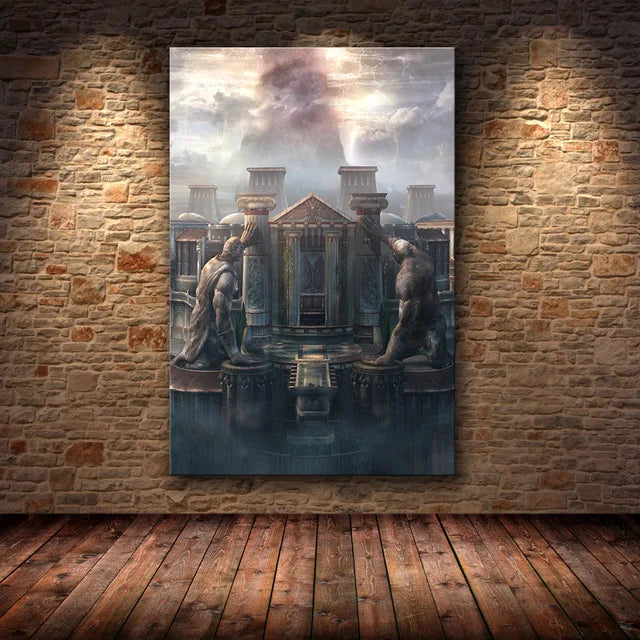 Figuras en alta definición de God of War, pósteres de juegos y lienzos impresos, cuadros artísticos de pared para la decoración del hogar y la sala de estar